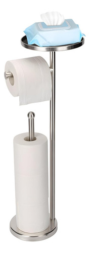 Portarollos De Papel Higiénico Con Estante Y 4 Espacios Adic