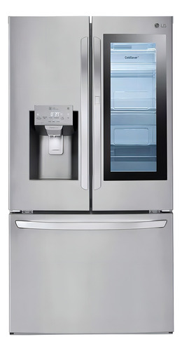 Heladera LG Gm78sxs Instaview Inverter 837lts French Door Color Silver