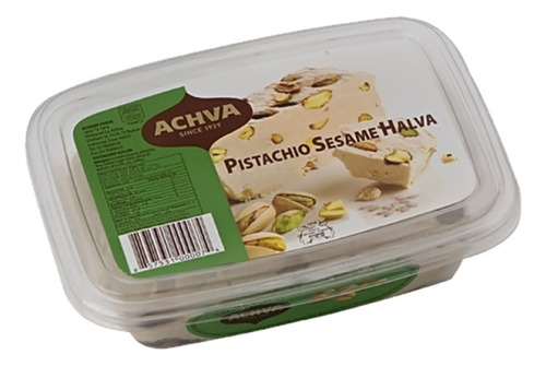 Halva / Halawe Sabor Pistache Achva 454 G (pack 4 Piezas)