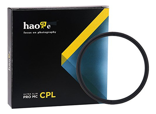 Polarizador Circular Multicapa Haoge, 77 Mm, Mc Cpl, Polariz