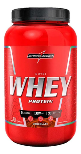 Nutri Whey Protein Chocolate 900g Pote - Integralmedica Chocolate