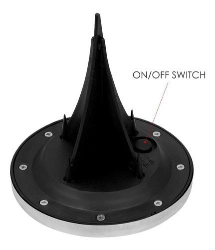 Energia Solar 5led Inround Spike Gramado Lâmpada Impermeáv