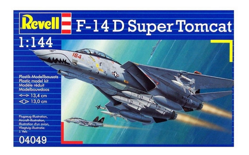 Imagen 1 de 4 de F-14d Super Tomcat - Escala 1/144 Revell 04049
