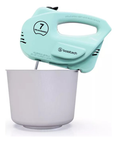 Combo/pack Licuadora Bartech 750w + Batidora 200w Menta Color Verde Menta