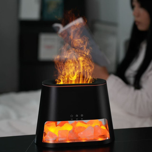 Salt Stone Diffuseur De Parfum Com Controle Remoto Night Lig