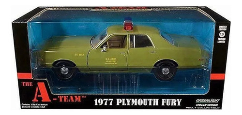 Plymouth Fury 1977 De Los Magnificos Escala 1:24 Greenlight