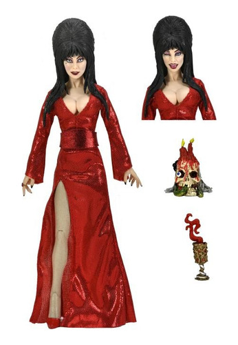 Elvira Red, Fright, And Boo Version Neca Clothed Figure