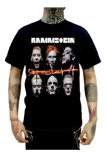 Playera Rammstein Banda Metal Industrial