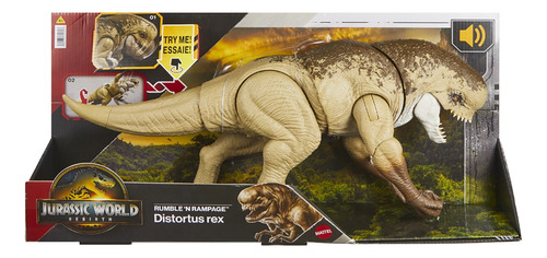 Jurassic World Dinosaurio Rebirth Rumble N Rampage Distortus