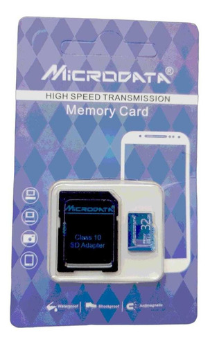 Tarjeta De Memoria Sd Microdata®  32gb