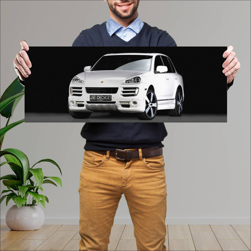 Cuadro 30x80cm Auto 2008 Porsche Cayenne By Je D 536