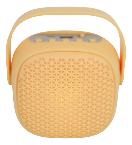 Mini Parlante Bluetooth Portátil Recargable Luces Led Fm Celeste