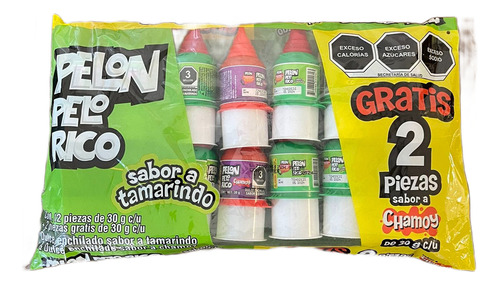 Pelon Pelo Rico Tamarindo Original 12 Pz + 2 Gratis