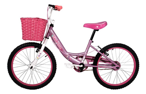 Bicicleta de paseo Veloci Sweet Love R20 M 1v frenos v-brakes color rosa