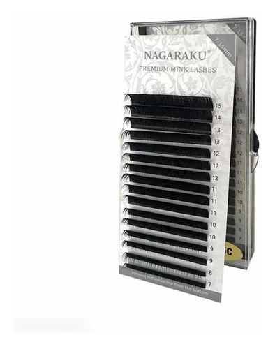 Pack 10 Extensiones Pestañas Nagaraku 0.07d , 0.07c Y 0.15d