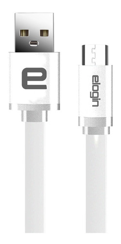 Cabo Usb Elogin Micro V8 1,80metro - Ce05 Cor Branco