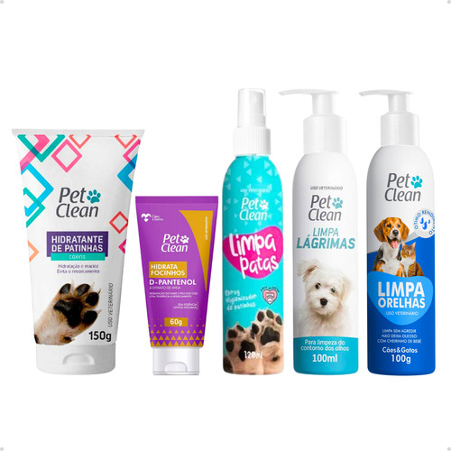 Limpa Patas, Lágrimas E Orelha + Hidratante Patas E Focinho