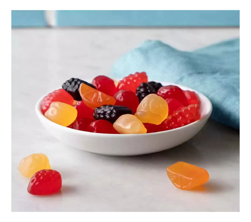 Dulces Gomitas De Frutas Reales Snack Saludable Botana 132p