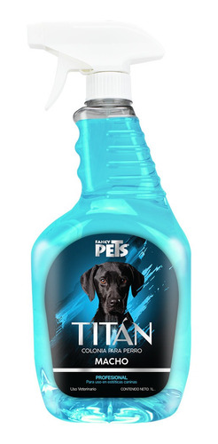 Colonia Titan Uso Profesional 1 Lt Para Perros Fancy Pets