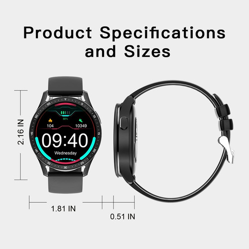 Reloj Monitor De Salud Con Auricular Bluetooth Fitness