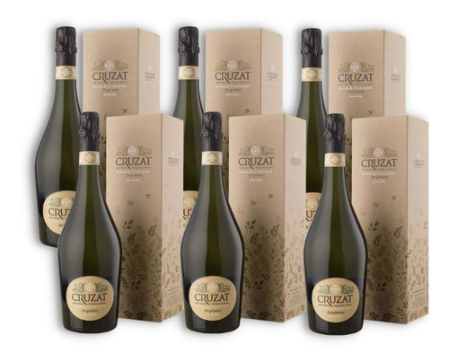 Caja X6 Cruzat Single Vineyard Organico Nature - Espumante