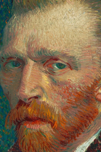 Autorretrato 1 - Van Gogh - Detalle - Cuadro Arte