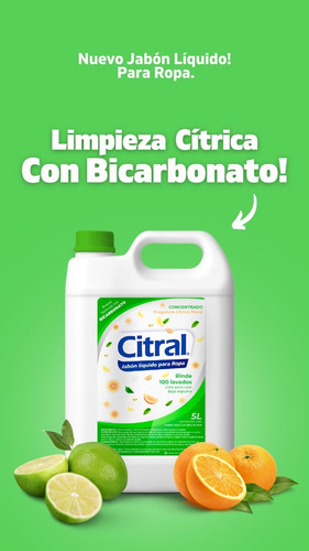 Jabón Líquido Baja Espuma Con Bicarbonato