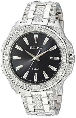 Seiko Essentials Swarovski Solar Sne457 Reloj Hombre