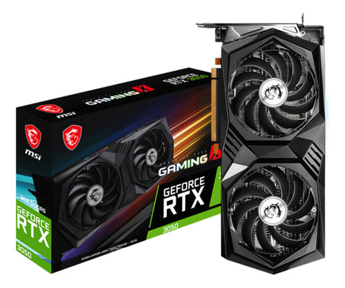 Imagen 1 de 4 de Placa De Video Msi Geforce Rtx 3050 Gaming X Ddr6 8gb