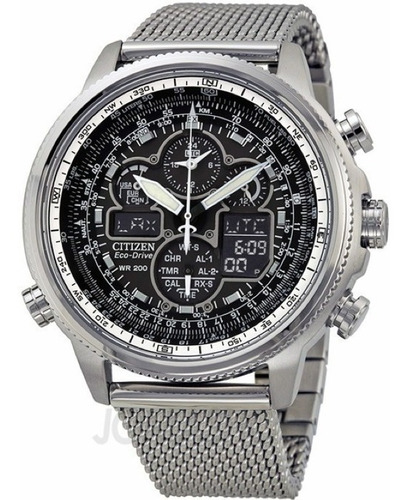 Relogio Citizen Navihawk Jy8030-83e Calendario Perpet Jy8030