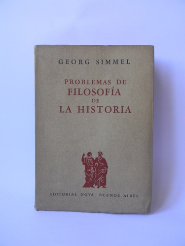 Problemas De Filosofía De La Historia Georg Simmel