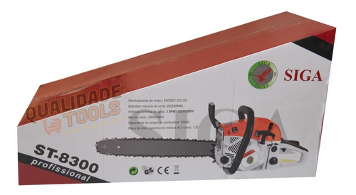 Motoserra Profissional 83cc Muito Potente Sabre 55centimetro