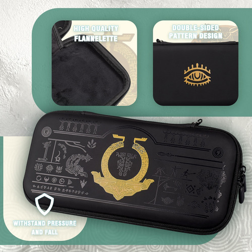 Práctico Kit De Funda Zelda For Nintendo Switch Oled Con
