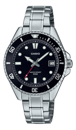 Reloj Casio Mdv-10d-1a1v Acero Inoxidable Circuit