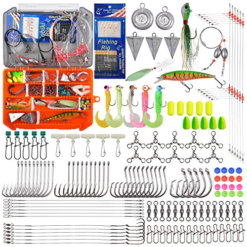 Kit De Pesca De Agua Salada,160pcs De Pesca De Surf Sc271