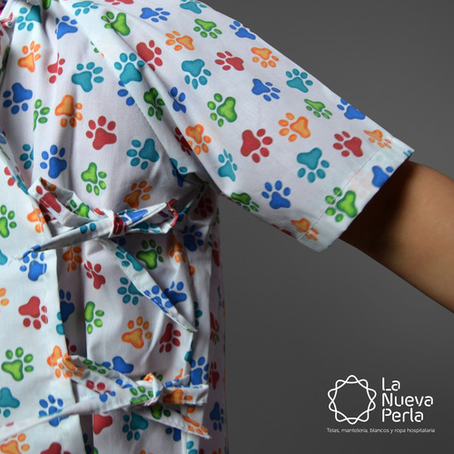 Bata Para Paciente Infantil Resistente 2 A 4 Años