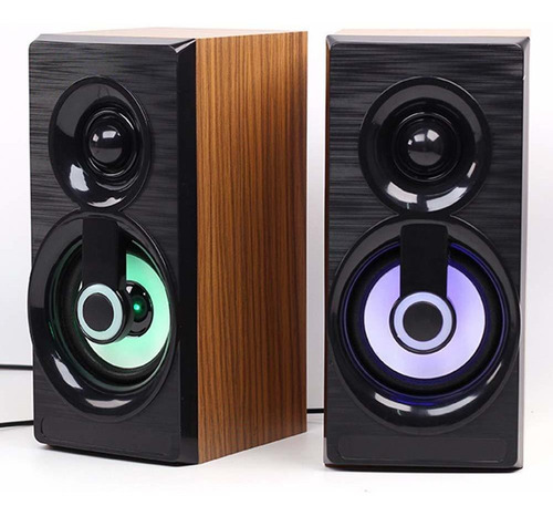 Mini Altavoz Madera Ligero Lujo Comodo Alta Sensibilidad Uso