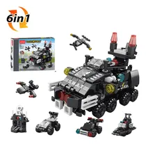 Comprar 6 En 1 Juego De Bloques Kit Construcción Dinosaurios Y Coche