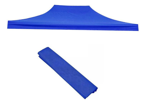 Lona Para Gazebo Camping Filtro Uv De 6x3 M Calidad Superior Color Azul
