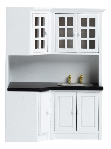 Ff Ff Fregadero De Cocina Realista Del Gabinete Del Lavabo