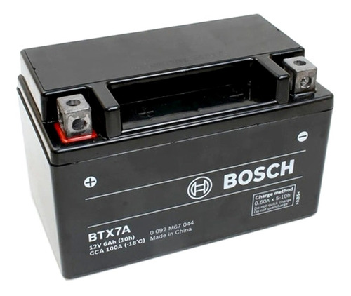 Bateria Bosch Btx7a Mondial Hd Rd Td Y Motomel Custom Cx 150