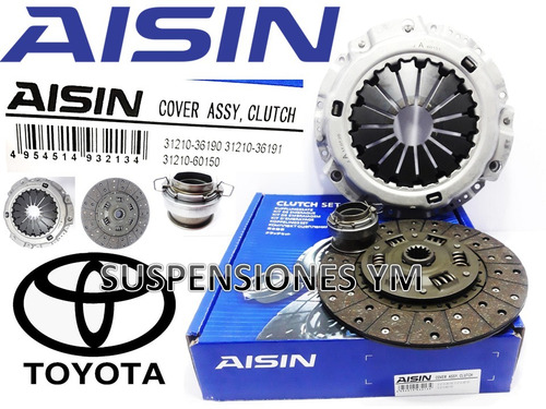 Disco Prensa Y Collarin Toyota Machito 4.5 100% Orig Aisin
