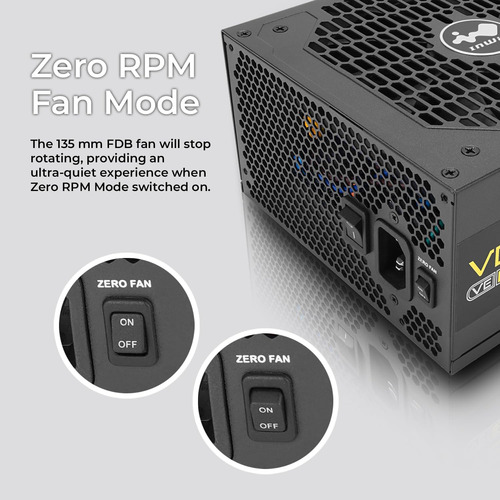 Inwin Ve75, 750 Watts Gaming Pc Fuente De Alimentación De Pc