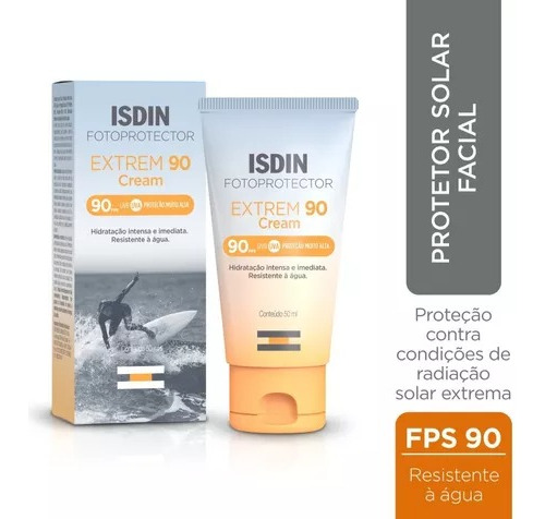 Protetor Solar Facial Cream Extrem Fps90 50ml Isdin