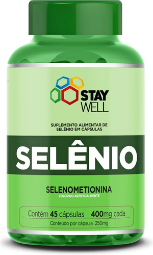 Selênio 400mg - Estimulante Masculino Natural - 45 Cápsulas