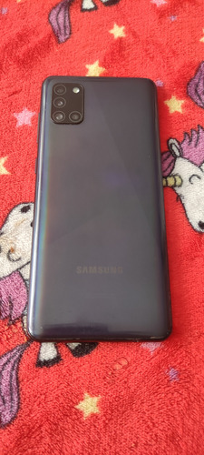 Samsung Galaxy A31 128 Gb Prism Crush Black 4 Gb Ram Azul Oscuro (Usado)