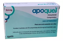 Comprar Apoquel Dermatológico Anti Coceira Cães 3,6 Mg 20 Comp 3,6mg