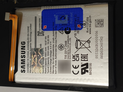 Flex Bateria Original De Equipo Samsung A05s Sm-a057 (Usado)
