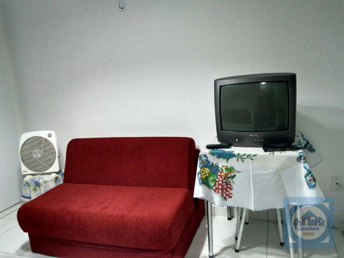 Imagem 2 de 23 de Kitnet Com 1 Dormitório À Venda, 21 M² Por R$ 138.000,00 - Itararé - São Vicente/sp - Kn0694