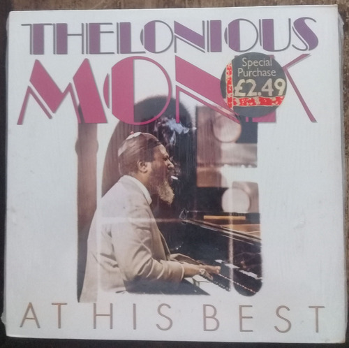 Lp Vinil (vg/+) Thelonious Monk At His Best Ed Eu Importado